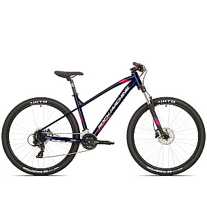 Женский горный велосипед Rock Machine Catherine 70-27 синий/розовый (Размер колеса: 27.5 Размер рамы: M)