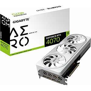 Videokarte Gigabyte GeForce RTX 4070 Aero OC 12GB GDDR6X (GV-N4070AERO OC-12GD)