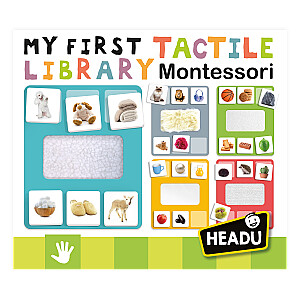 HEADU Montessori Моя первая тактильная библиотека