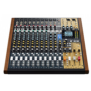 Audio mikseris Tascam MODEL 16 16 kanāli 20 - 30000 Hz Melns, Zelts, Koks