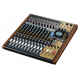 Audio mikseris Tascam MODEL 16 16 kanāli 20 - 30000 Hz Melns, Zelts, Koks