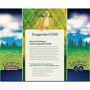 Pokemon TCG Pokemon Go - Коллекция Premier Deck Holder - Dragonite VStar