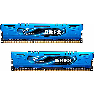 Atmiņa G.Skill Ares, DDR3, 16 GB, 2400 MHz, CL11 (F3-2400C11D-16GAB)