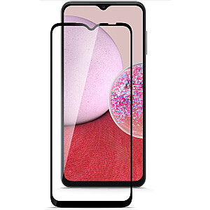 Fusion full glue 5D aizsargstikls pilnam ekrānam Samsung A145 | A146 Galaxy A14 4G | 5G melns