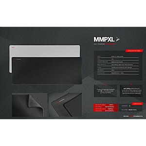 Mars Gaming MMPXL Spēļu peles paliktnis XL / Dual Layer Nano - textured