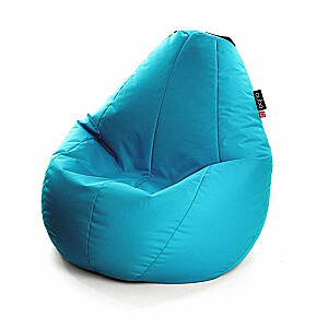Qubo™ Comfort 90 Wave Blue POP FIT sēžammaiss pufs