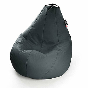 Qubo™ Comfort 120 Graphite POP FIT sēžammaiss pufs