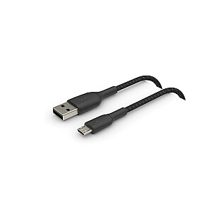 Belkin CAB007bt1MBK USB kabelis 1m USB A Mikro-USB A Melns