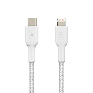 Кабель Lightning Belkin CAA004BT1MWH, 1 м, белый