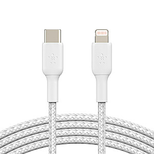 Кабель Lightning Belkin CAA004BT1MWH, 1 м, белый