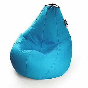 Qubo™ Comfort 120 Wave Blue POP FIT sēžammaiss pufs