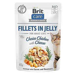 BRIT Care filejas želejas garšas kastītē - mitrā kaķu barība - 12 x 85 g