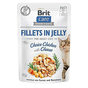 BRIT Care Fillets in Jelly Flavor Box - влажный корм для кошек - 12 x 85 г