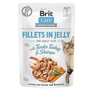BRIT Care filejas želejas garšas kastītē - mitrā kaķu barība - 12 x 85 g