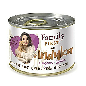 Mitrā kaķu barība FAMILY FIRST Adult Turcija - 200g