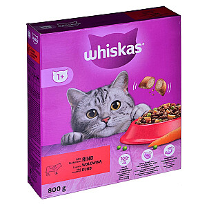 Whiskas Dry liellopu gaļa 800g