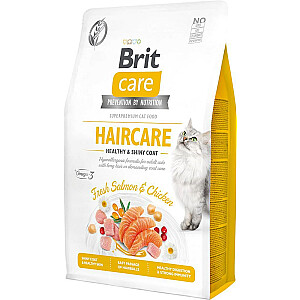 BRIT Care Cat Grain-Free Haircare - sausā barība kaķiem - 2 kg