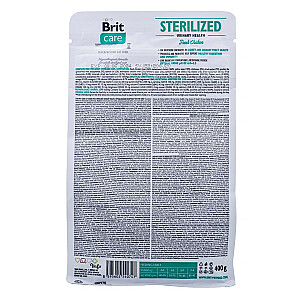 BRIT Care Grain-Free Sterilized Urinary - сухой корм для кошек - 400 г