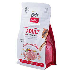 BRIT Care Grain Free Activity Support Adult - sausā barība kaķiem - 400 g