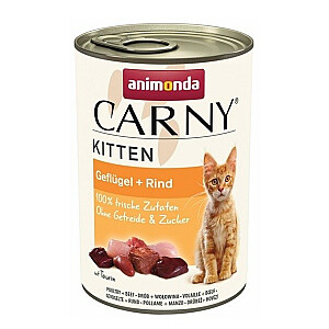 ANIMONDA Carny Kitten Beef с птицей - влажный корм для кошек - 400г