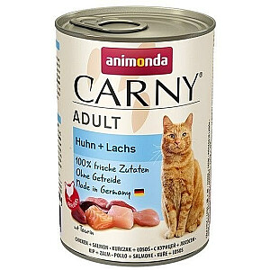 ANIMONDA Cat Carny Adult Chicken ar lasi - mitrā barība kaķiem - 400g