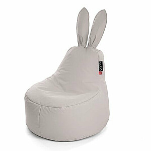 Qubo™ Baby Rabbit Silver POP FIT sēžammaiss pufs