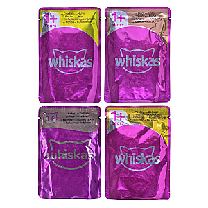 WHISKAS Poultry Feasts in Jelly - влажный корм для кошек - 80x85 г