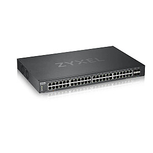Zyxel XGS1930-52 pārvaldīts L3 Gigabit Ethernet (10/100/1000) melns