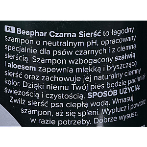 BEAPHAR Blackcoat - šampūns suņiem - 250 ml