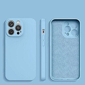 Fusion elegance fibre izturīgs silikona aizsargapvalks Samsung S918B Galaxy S23 5G gaiši zils