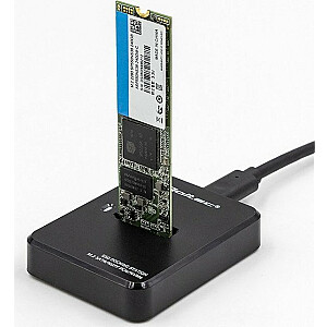 Dokstacija Dokstacija Qoltec M.2 SATA / PCIe SSD | NGFF/NVMe | USB 3.1