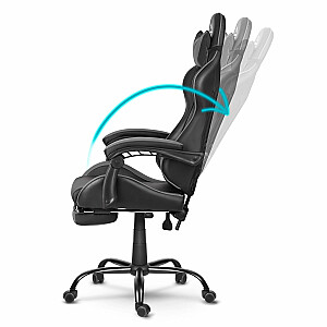 Sofotel Cerber biroja spēļu krēsls melns/pelēks