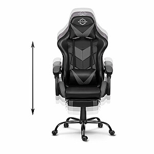Офисное игровое кресло Sofotel Cerber черно-серого цвета