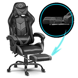 Офисное игровое кресло Sofotel Cerber черно-серого цвета