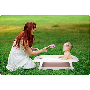 Детская ванночка RK-281 бело-розовая