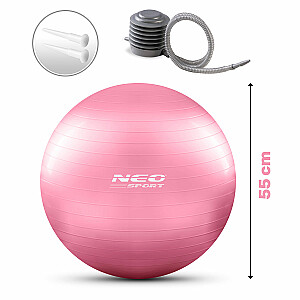 Fitball 55 cm NS-950 rozā