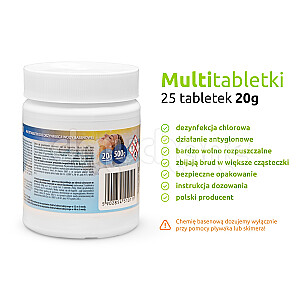 Многофункциональные таблетки 25 х 20 г - 0,5 кг