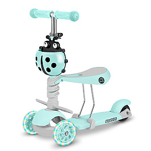 Triratis paspirtukas Ricokids Buggy LED Mint