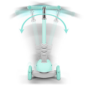 Triratis paspirtukas Ricokids Buggy LED Mint