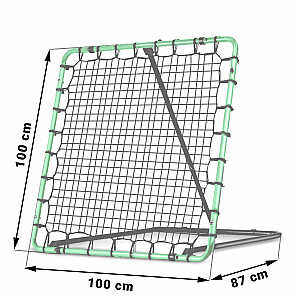 Тренировочные ворота Neo-Sport с отражателем 100 x 100 см