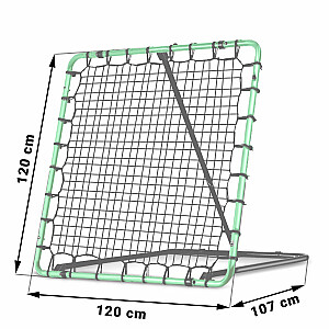 Treniņu mērķis ar atstarotāju Neo-Sport 120 x 120 cm