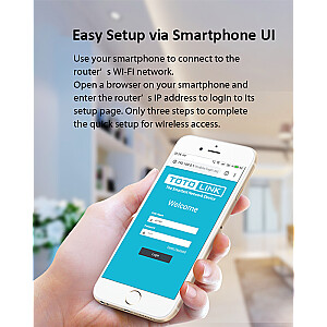 Totolink N300RT V4 Wi-Fi Bezvadu Rūteris 2.4GHz 300Mbit/s