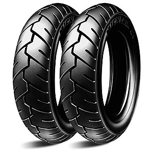 Moto riepas 100/80-10 Michelin S1 53L TL SCOOTER TOURING #E Michelin