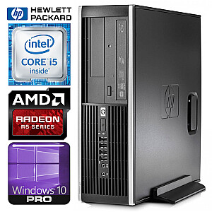 Personālais dators HP 8100 Elite SFF i5-750 4GB 120SSD R5-430 2GB DVD WIN10Pro