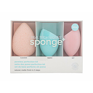 Komplekts Miracle Cleanse Sponge + Miracle Airblend Sponge + Miracle Powder Sponge