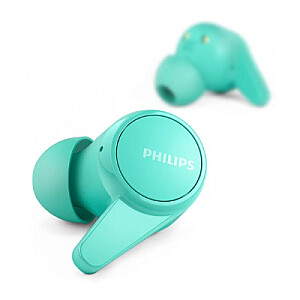 Philips True Wireless Headphones TAT1207BL/00, IPX4 splash/sweat resistant, Up to 18 hours play time, Blue