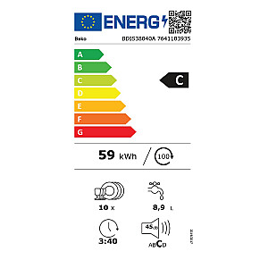 Посудомоечная машина BEKO BDIS38040A