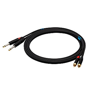 SSQ RCAJM5 - 5-метровый кабель 2xRCA- 2x JACK MONO 6,3 мм