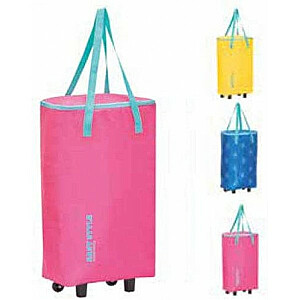 Termiskā soma uz riteņiem Easy Style Bag-Trolley asorti, dzeltena/zila/rozā