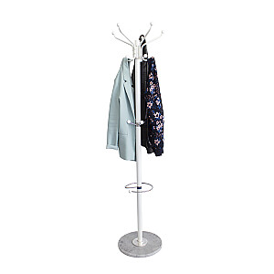 Вешалка для одежды зонтики мрамор